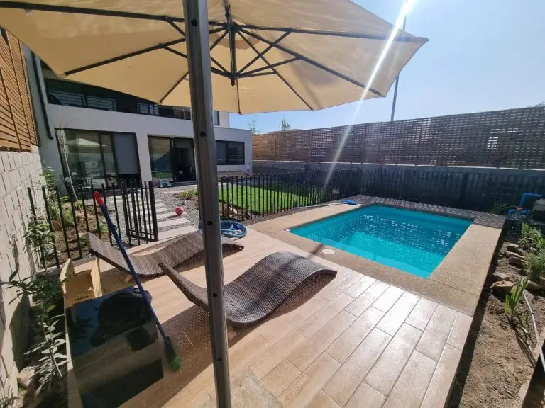 Piscina fibra de vidrio 4.80x2.90